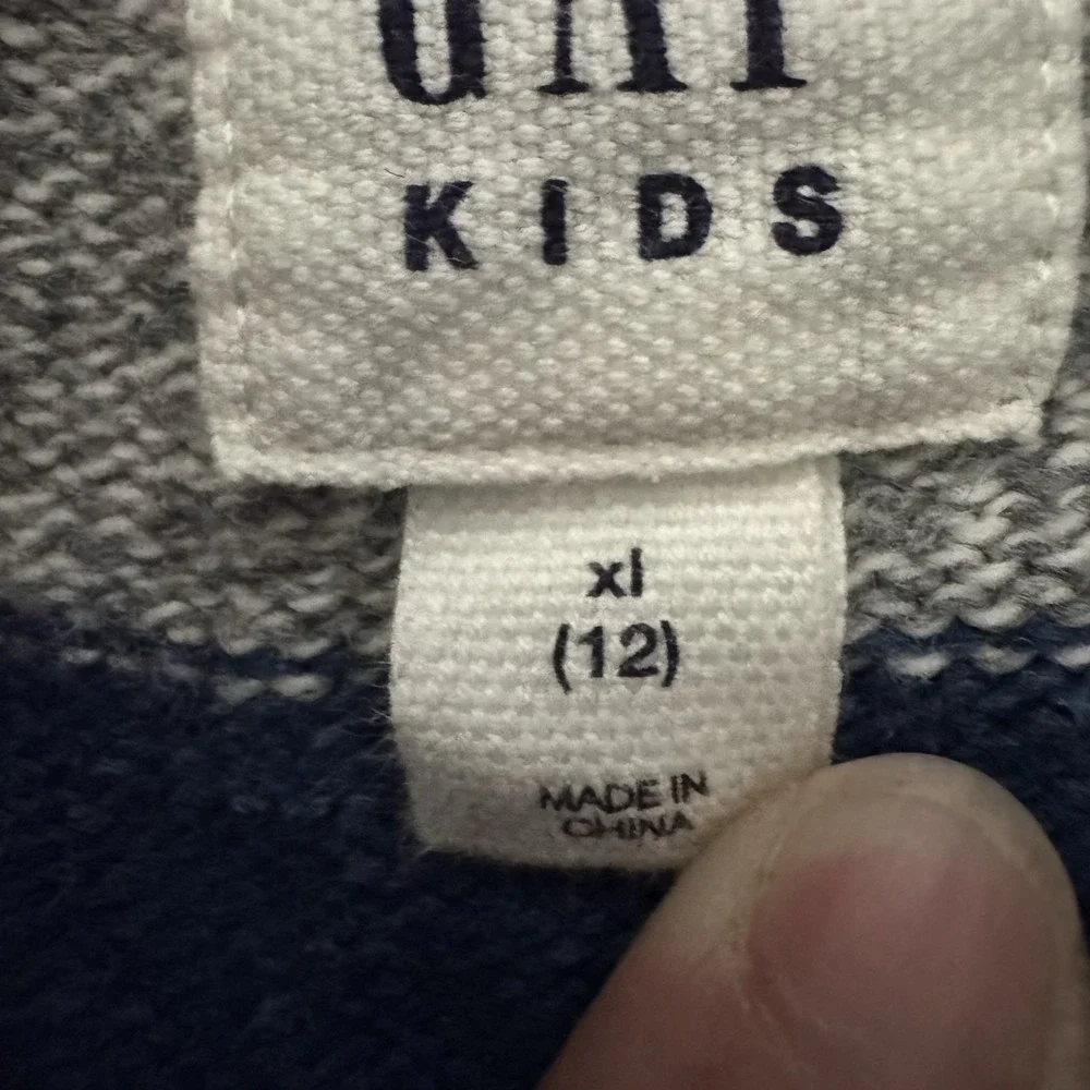 Gap Kids Sweater‎ Multicolor Striped Kid's Size XL (12) - Picture 4 of 8